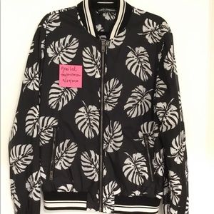 Dolce & Gabbana Mens Abstract Print Bomber Jacket